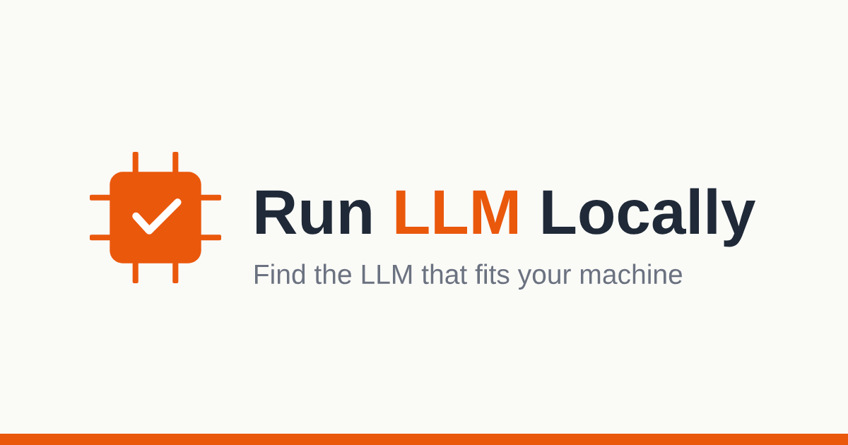 Run LLM Locally – which open model fits your GPU or Mac, and how fast